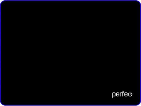 Коврик для мыши Perfeo Black, blue