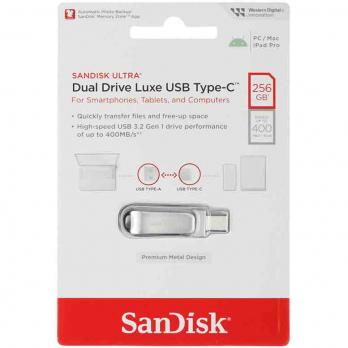 Флешка USB3/Type-C 256GB SanDisk Ultra Dual Luxe