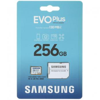 Карта памяти microSDXC 256GB Samsung EVO Plus