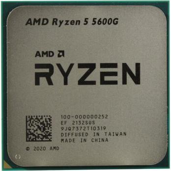 Процессор AMD Ryzen 5 5600G, AM4, Tray