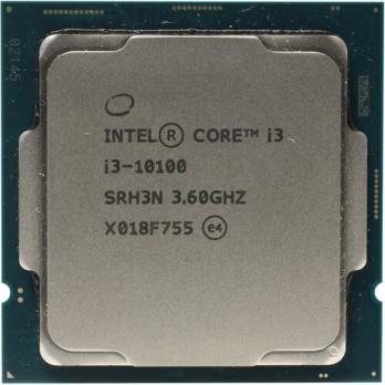 Процессор Intel Core i3 10100, s1200, Tray