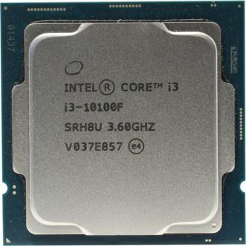 Процессор Intel Core i3 10100F, s1200, Tray