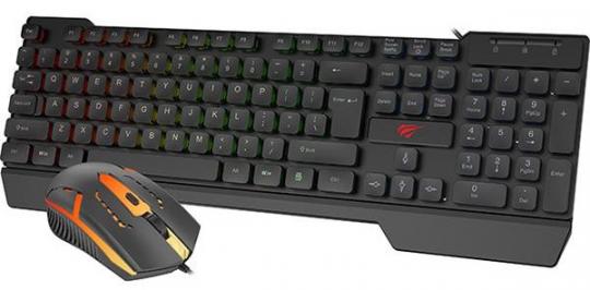 Комплект клавиатура + мышь с подсветкой Havit HV-KB511CM
