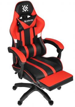 Кресло Defender Colran, black-red