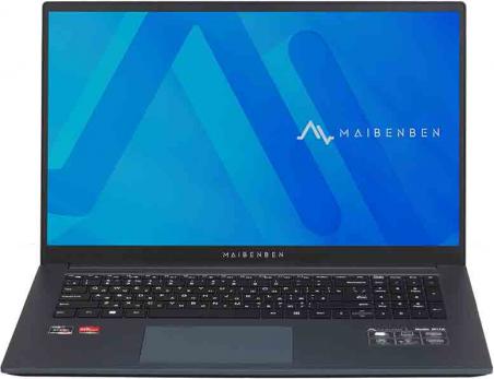 Ноутбук Maibenben Medio M17A-R758UM, 17.3", FHD, IPS, Ryzen 7 5825U, 16GB, 1TB, Radeon, Win, blue