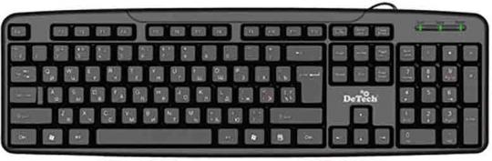 Клавиатура DeTech DT-507, black