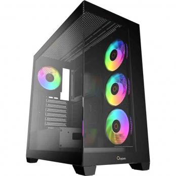 Корпус ATX Ocypus Gamma C72 BK ARGB, black