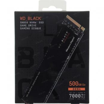 SSD-накопитель M.2 NVMe 500GB WD Black SN850 (WDS500G1X0E)