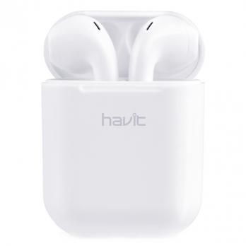 Гарнитура Bluetooth вкладыши Havit HV-TW932, BT5.0, TWS, white