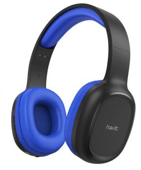 Гарнитура Bluetooth полноразмерная Havit HV-H2590BT, FM, MP3, blue