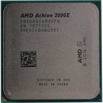 Процессор AMD sAM4 Athlon 200GE, Tray
