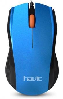 Мышь Havit HV-MS689, 3btn, 1200dpi, blue