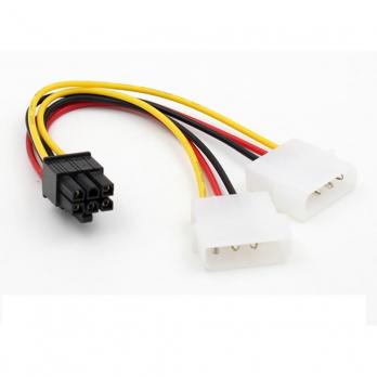 Кабель питания 2хMolex - PCIe 6pin DeTech