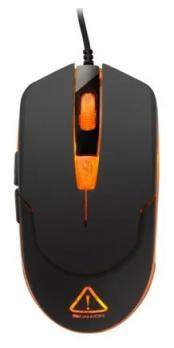 Мышь Canyon CND-SGM1 Star Raider Black-Orange USB