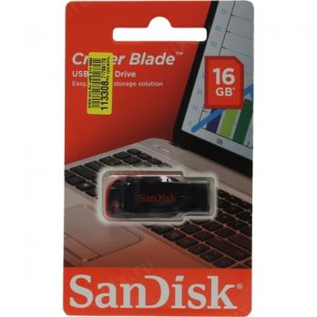 Флешка USB2.0 16GB SanDisk Cruzer Blade (SDCZ50-016G-B35)