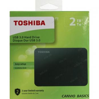 Внешний HDD 2TB Toshiba Canvio Basics (HDTB420EK3AA)