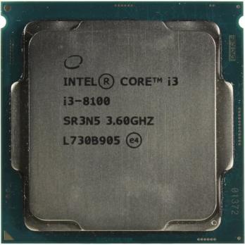 Процессор Intel Core i3 8100 Tray