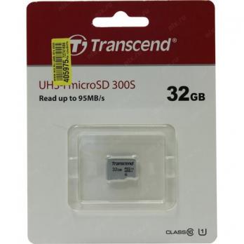 Карта памяти microSDHC 32GB Transcend 300S (TS32GUSD300S)