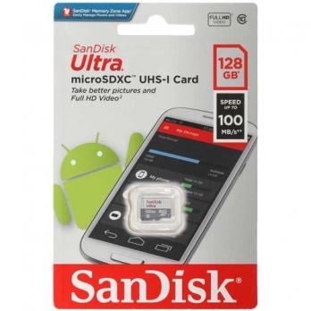 Карта памяти microSDXC 128GB SanDisk Ultra