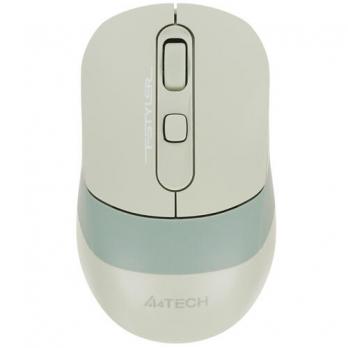 Мышь беспроводная + BT A4Tech Fstyler FB10C green
