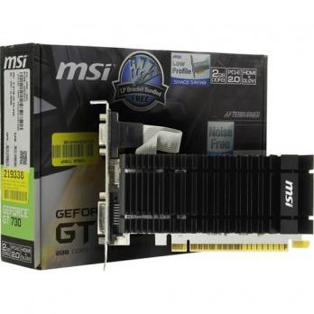 Видеокарта nVidia GT 730 MSI N730K-2GD3H-LP