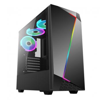 Корпус ATX DeTech DT-8018, black