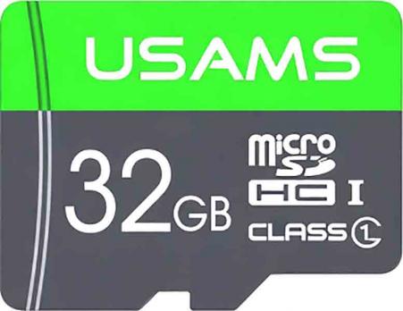 Карта памяти microSD/TF 32GB Usams + Adapter