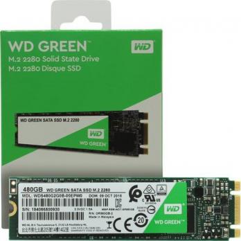 SSD-накопитель M.2 SATA 480GB WD Green SN350 (WDS480G2G0B)