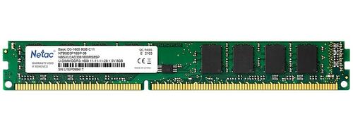 Оперативная память DDR3-1600 8GB Netac